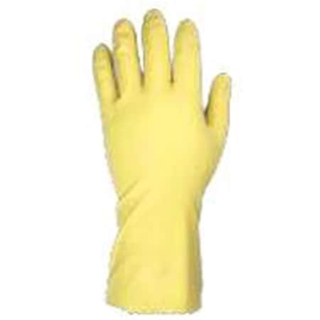 Custom Leathercraft 2300M Yellow Household Latex Gloves Medium 4144929